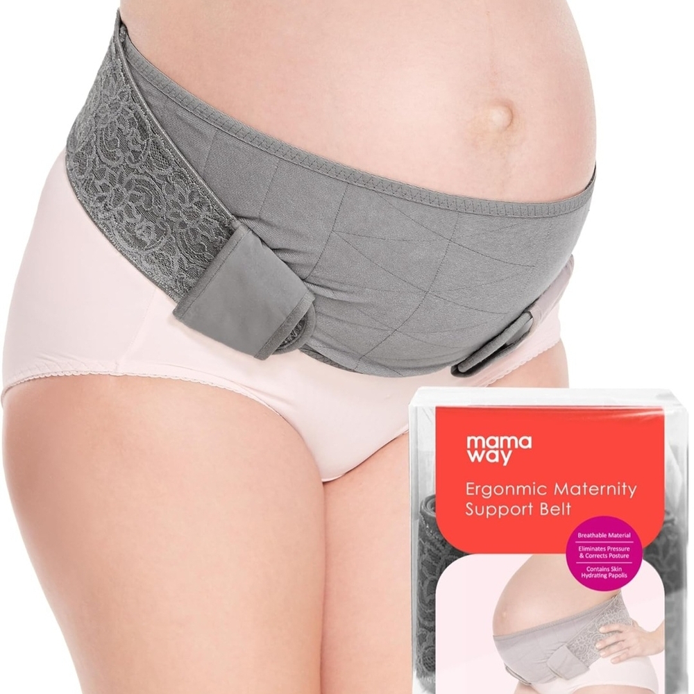 Away Gray Ergonomic Maternity Support Belt